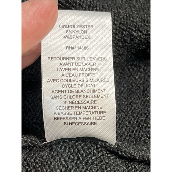 Retrology Women's Open Cardigan Black Sz XL - Picture 10 of 12